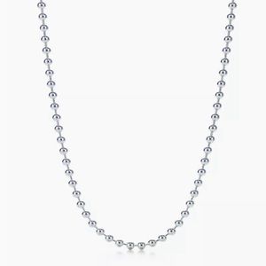 Tiffany Sterling Silver Bead Ball Chain